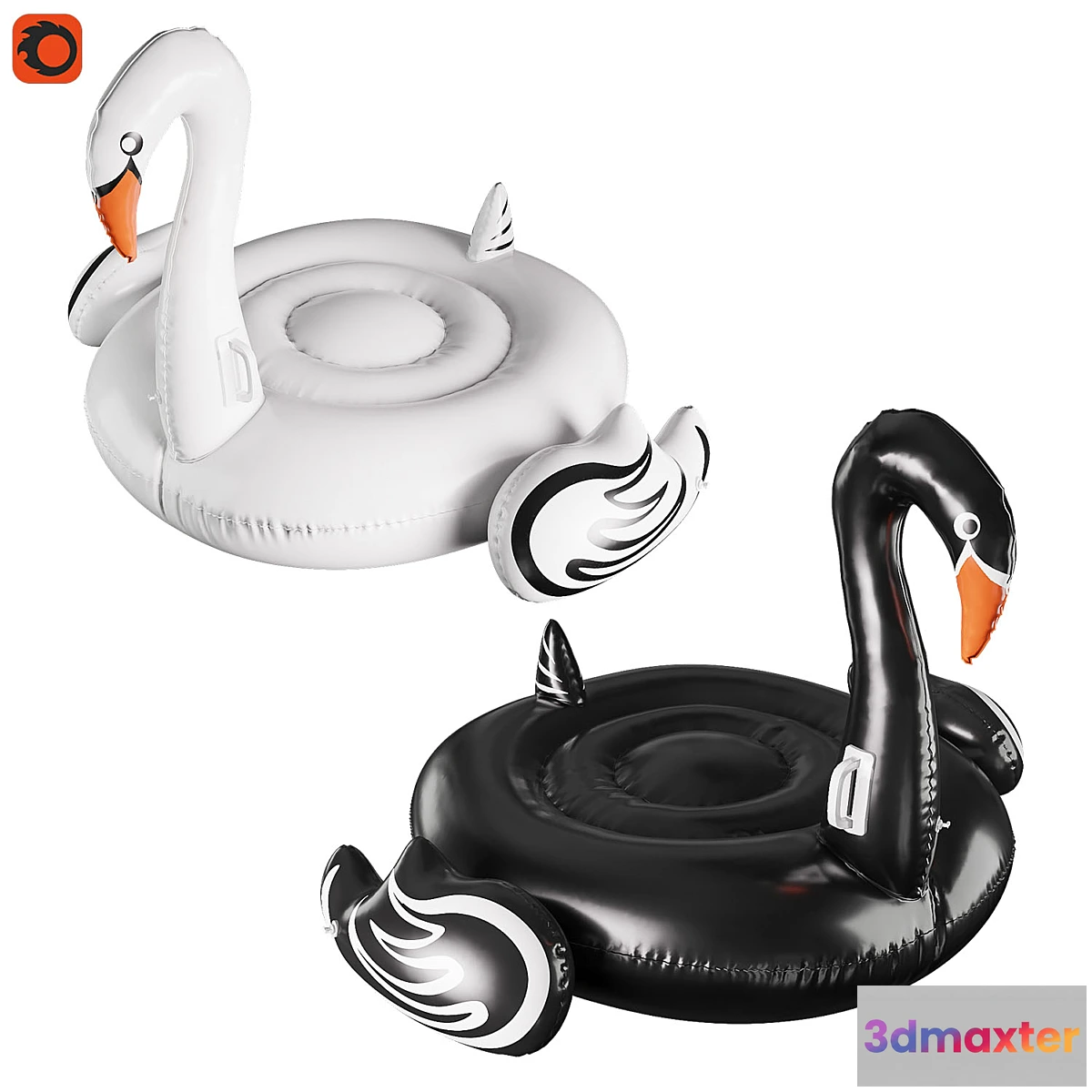 740965 - Inflatable swan circle - No.2