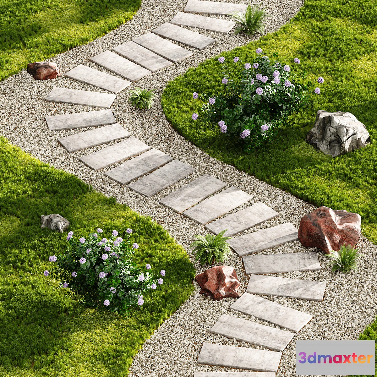 777439 - Stepping Stone Designs Decorative Floor Grass 04