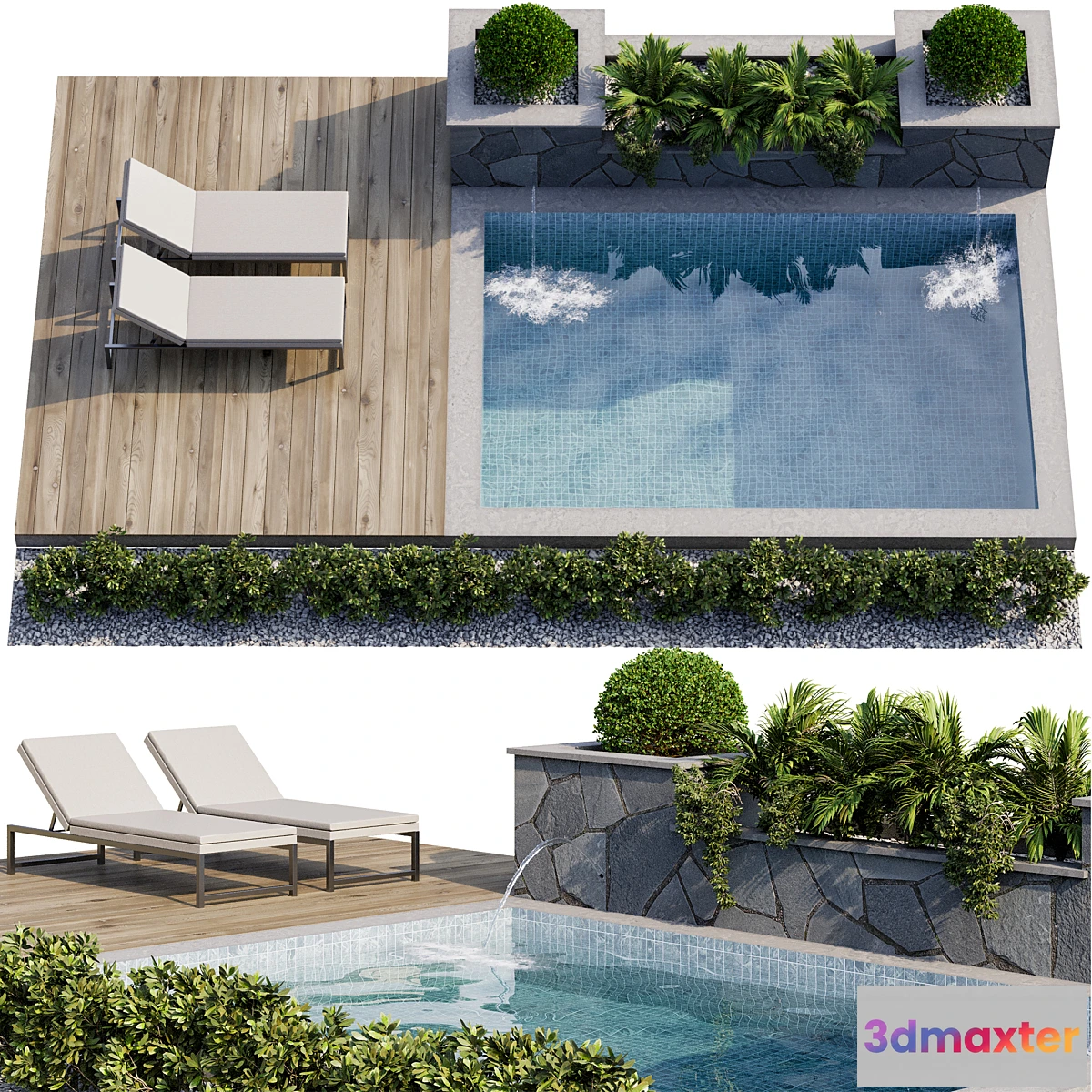 777481 - Backyard and Landscape with Pool 12