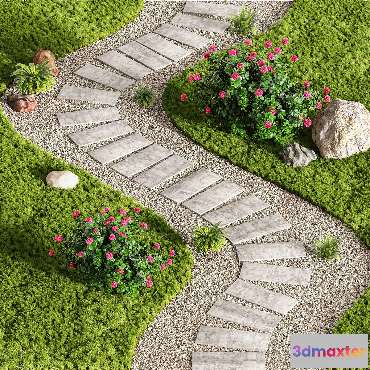 777501 - Stepping Stone Designs Decorative Floor Grass 02