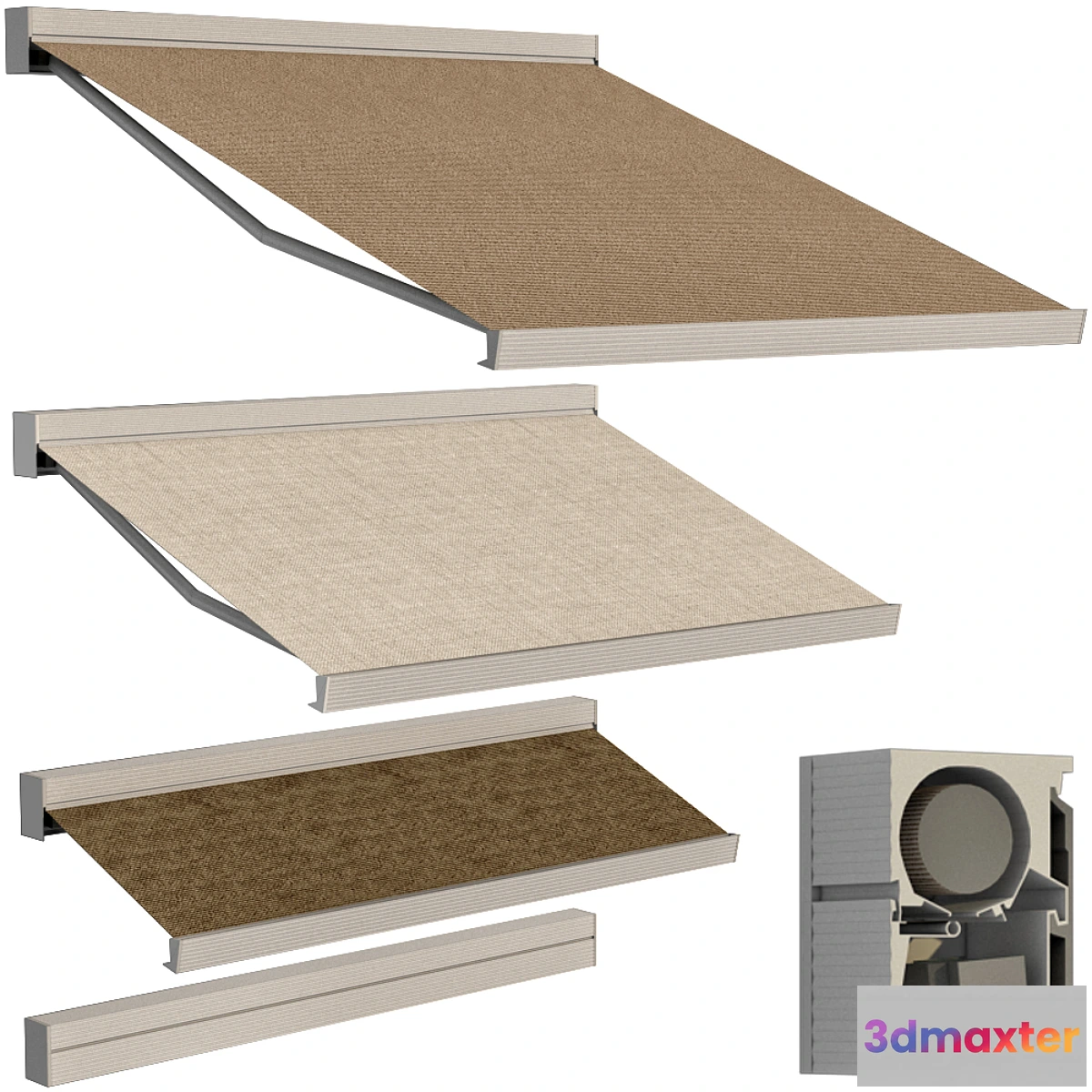 777581 - Sliding outdoor awning sun canopy - No.4