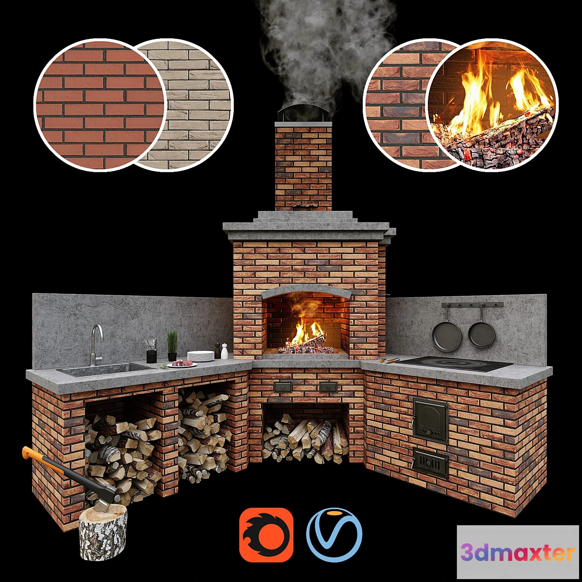 777609 - Barbecue oven 2 _ Brick BBQ 2