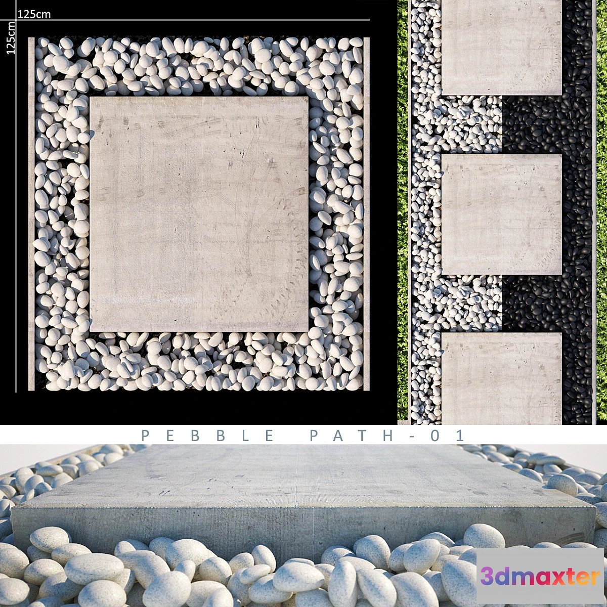 814744 - PEBBLE PATH 1 - No.4