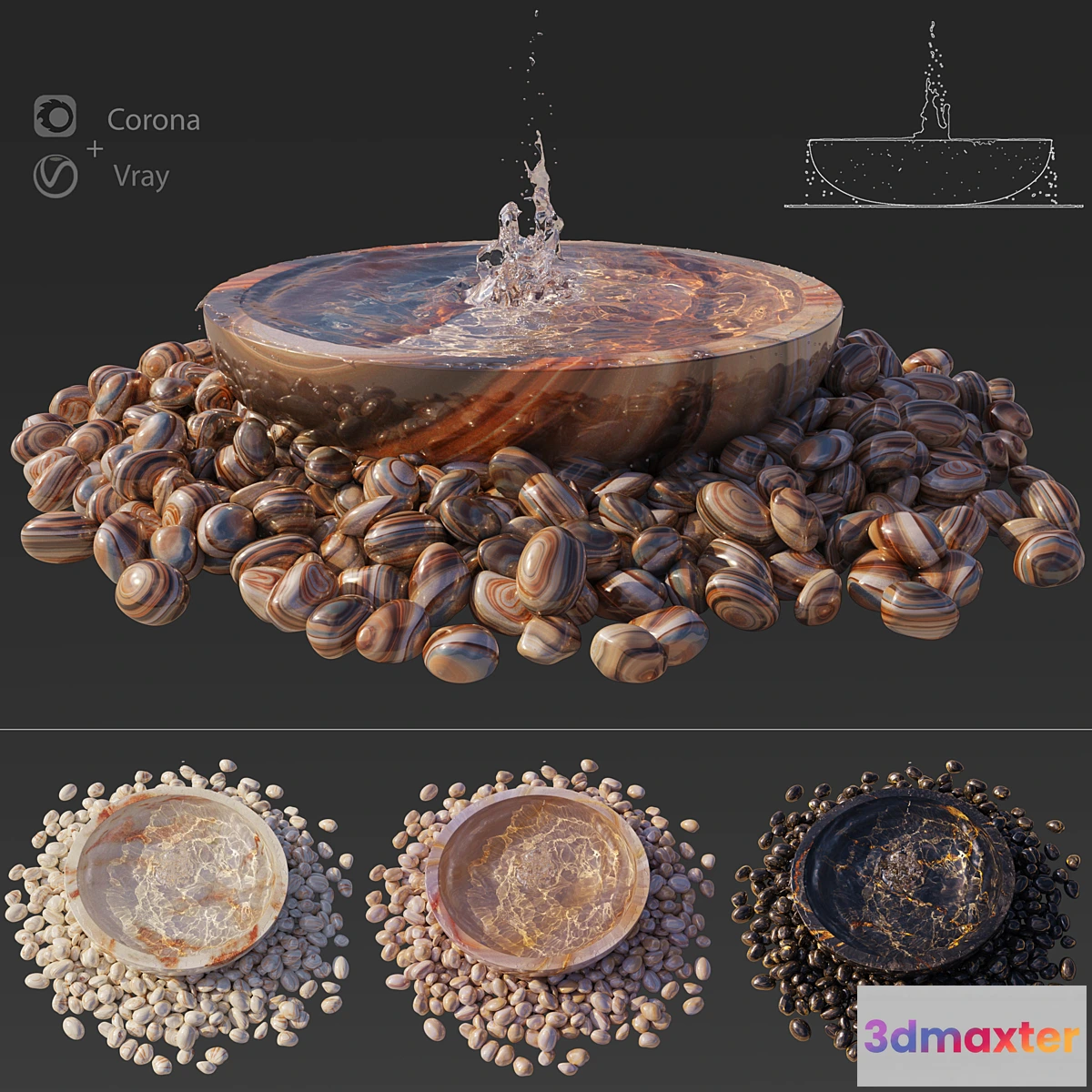 814806 - Water Bowl Fountain 1 - No.3