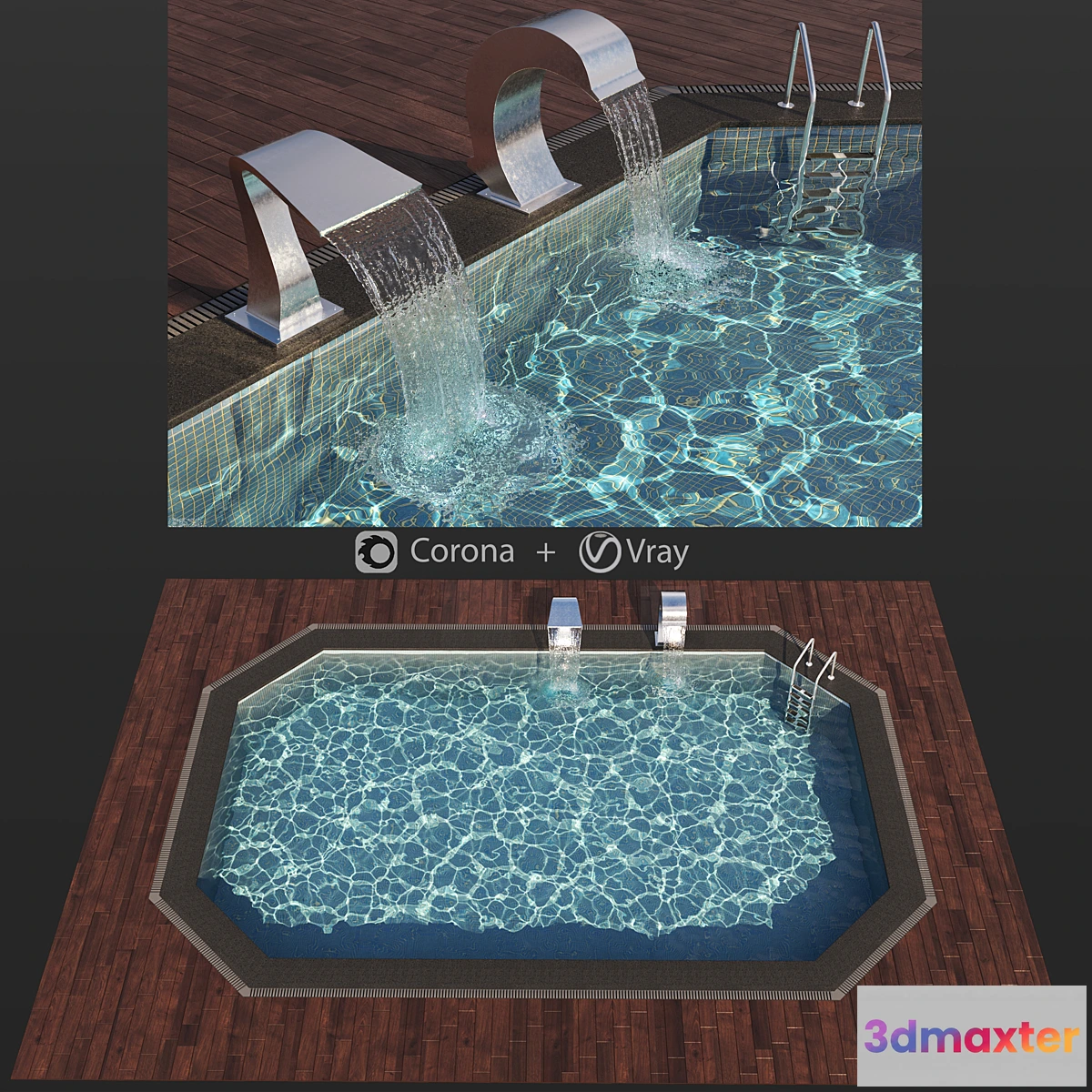 814968 - Swimming pool waterfall - No.3