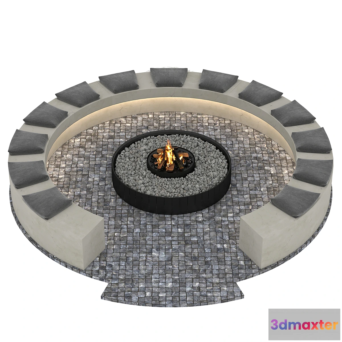873695 - Outdoor Fireplace - No.9