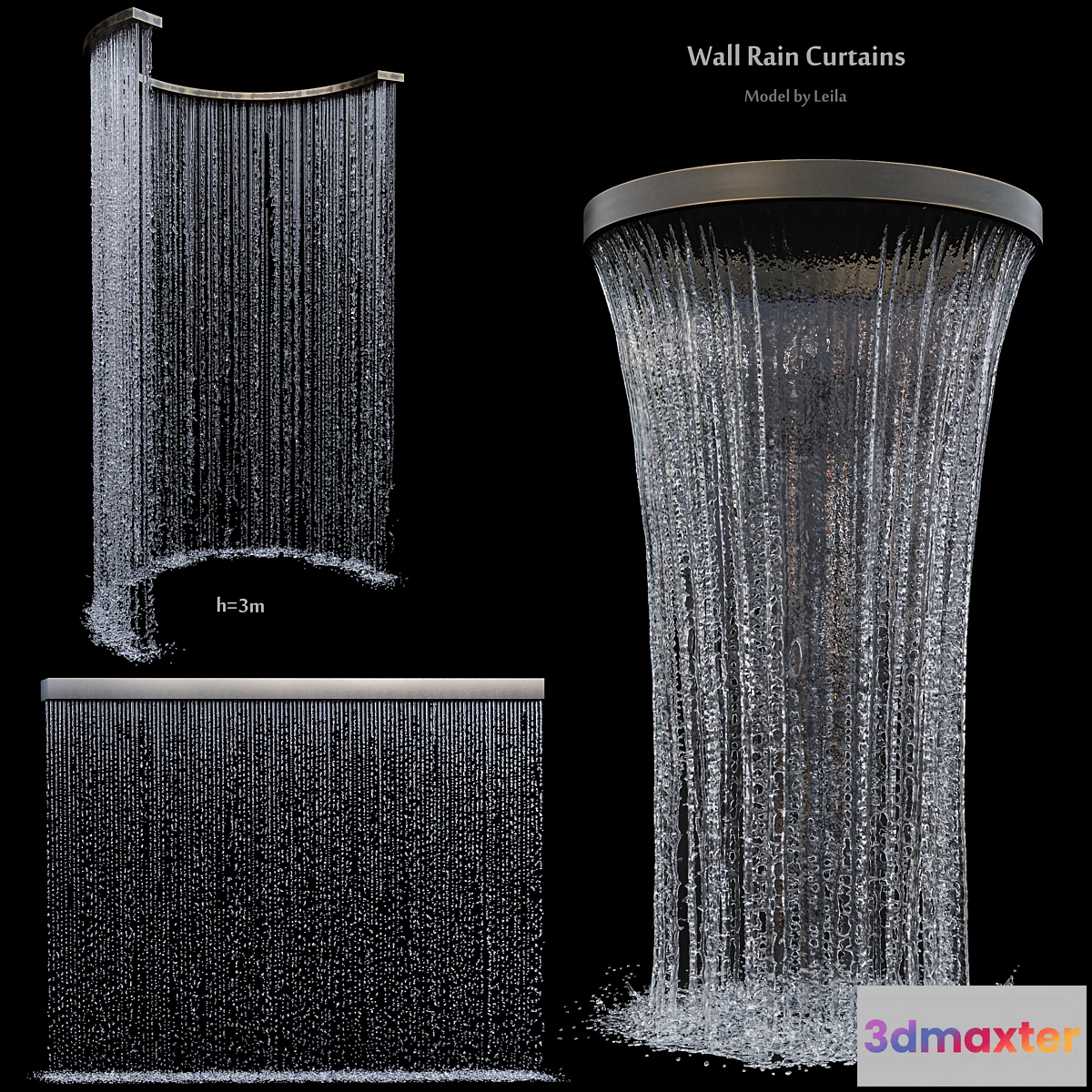 873707 - Wall rain curtain waterfall - No.5