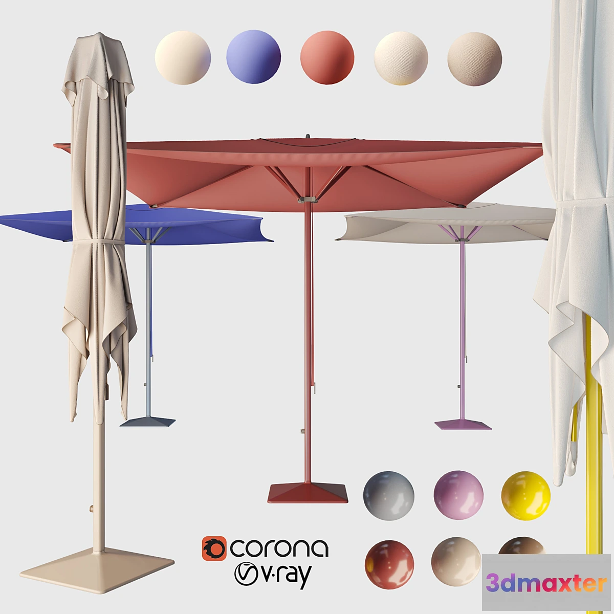 873827 - KETTAL _ Meteo Telescopic Parasol 300 - No.4