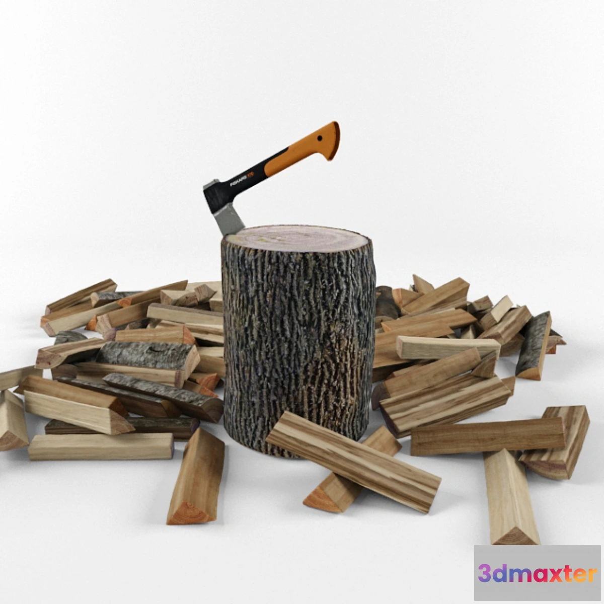 886428 - FISKARS X7 Axe and firewood - No.2