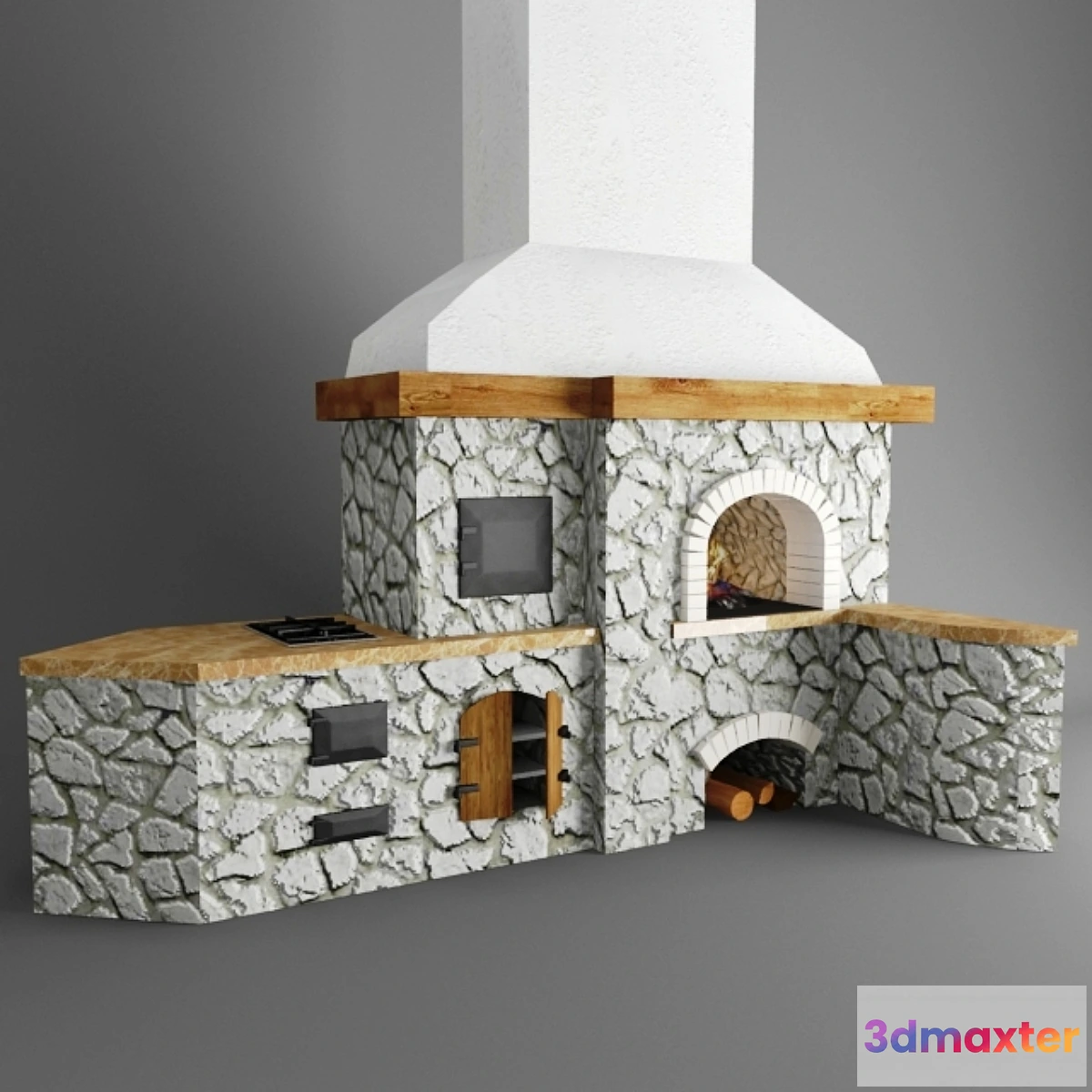 1273584 - BBQ garden 3D Max