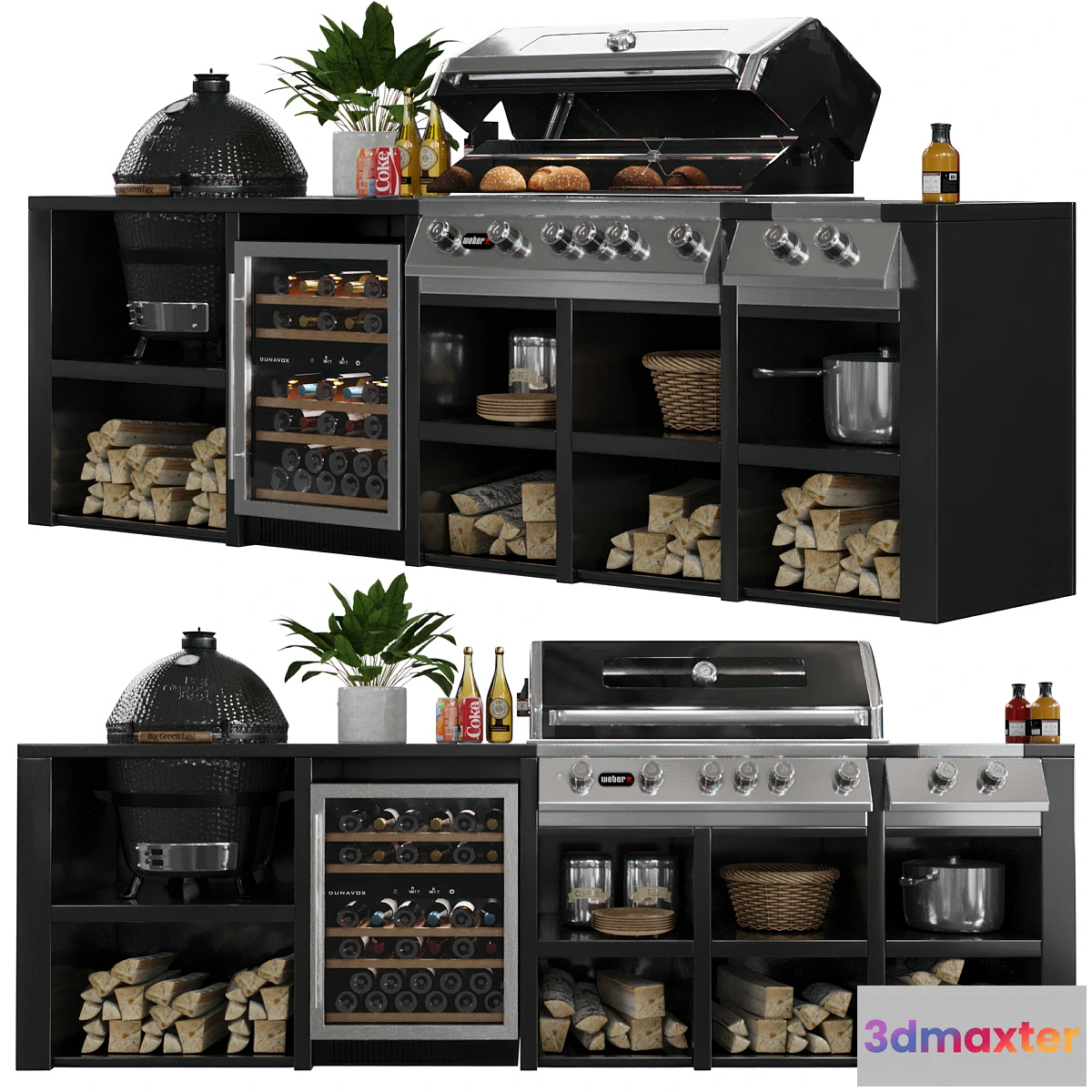 1293445 - Outdoor Kitchen Garden BBQ 3D Max