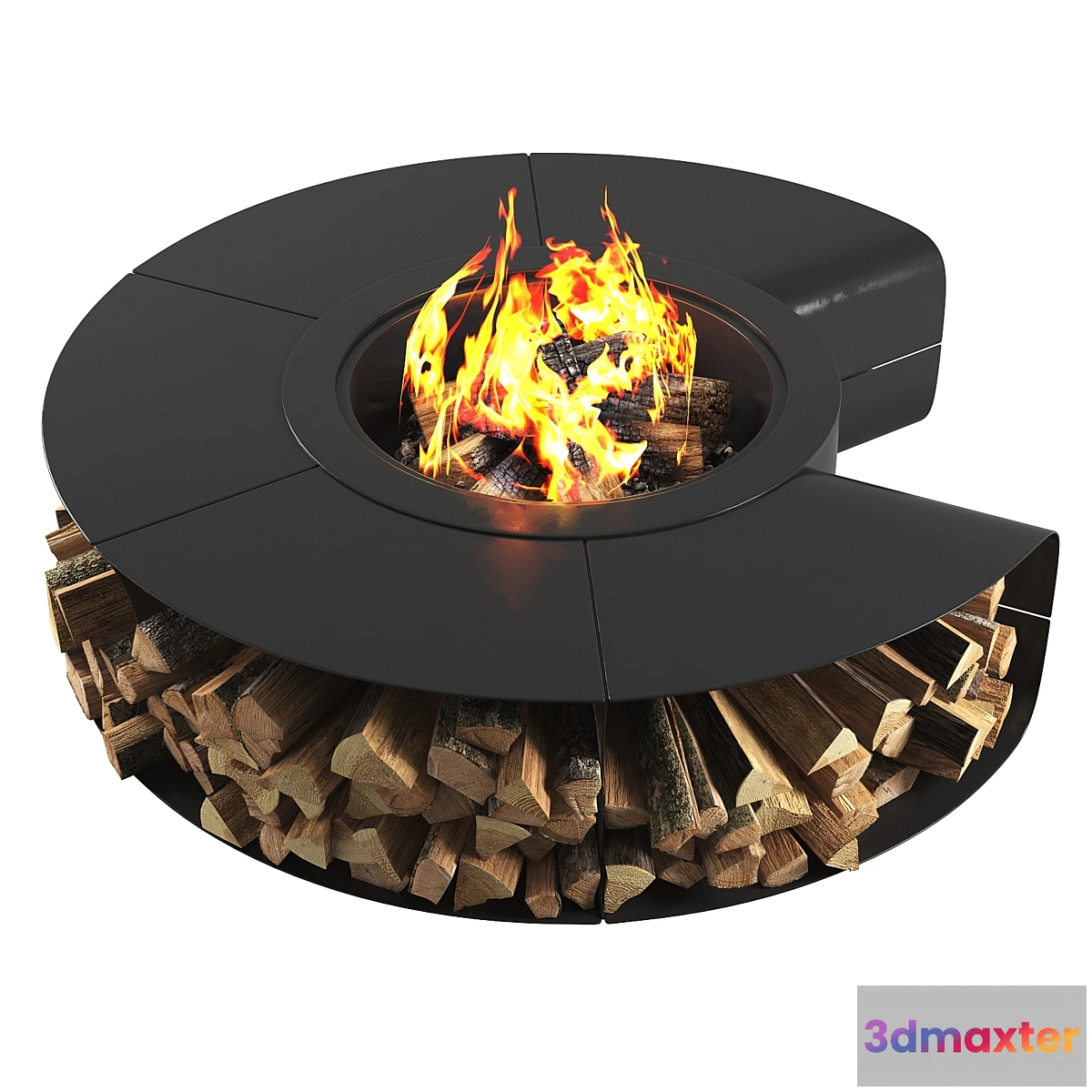 1316056 - Outdoor fire pit omega 3D Max