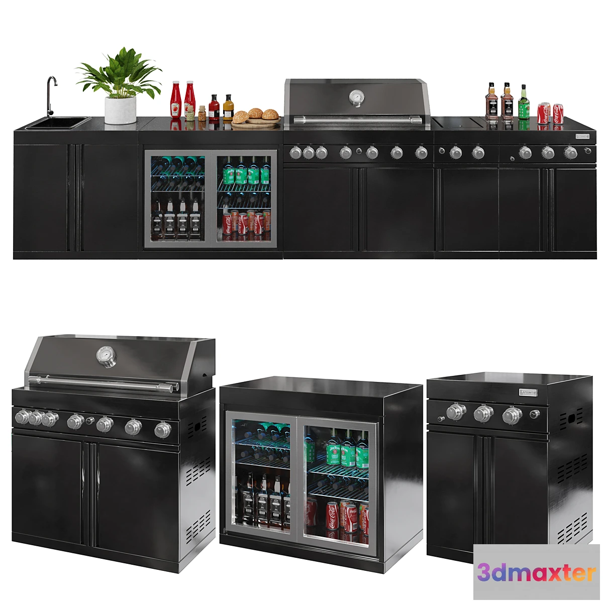 1398958 - Outdoor Kitchen 006 3D Max