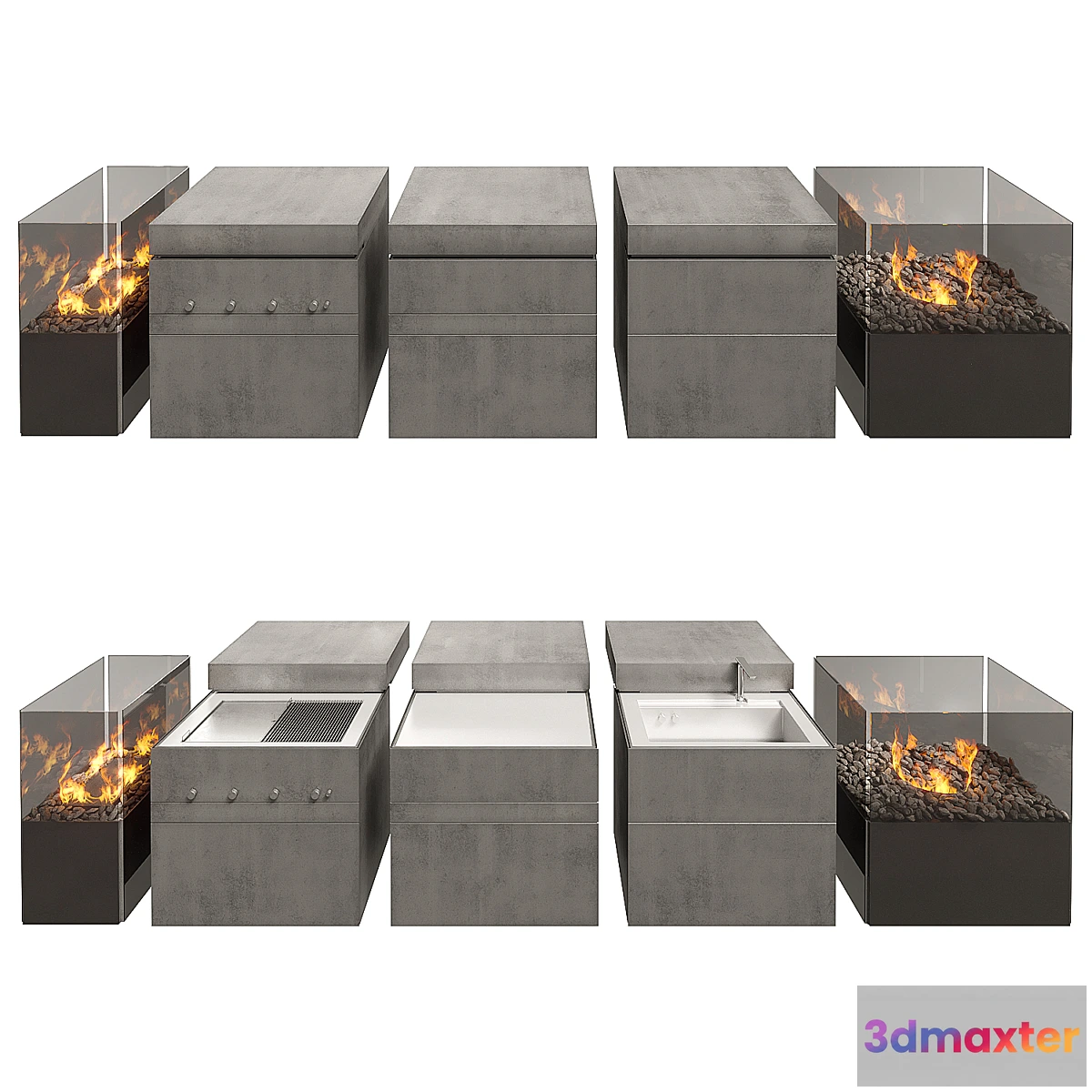 1407028 - Steininger Rock.Air outdoor kitchen 3D Max