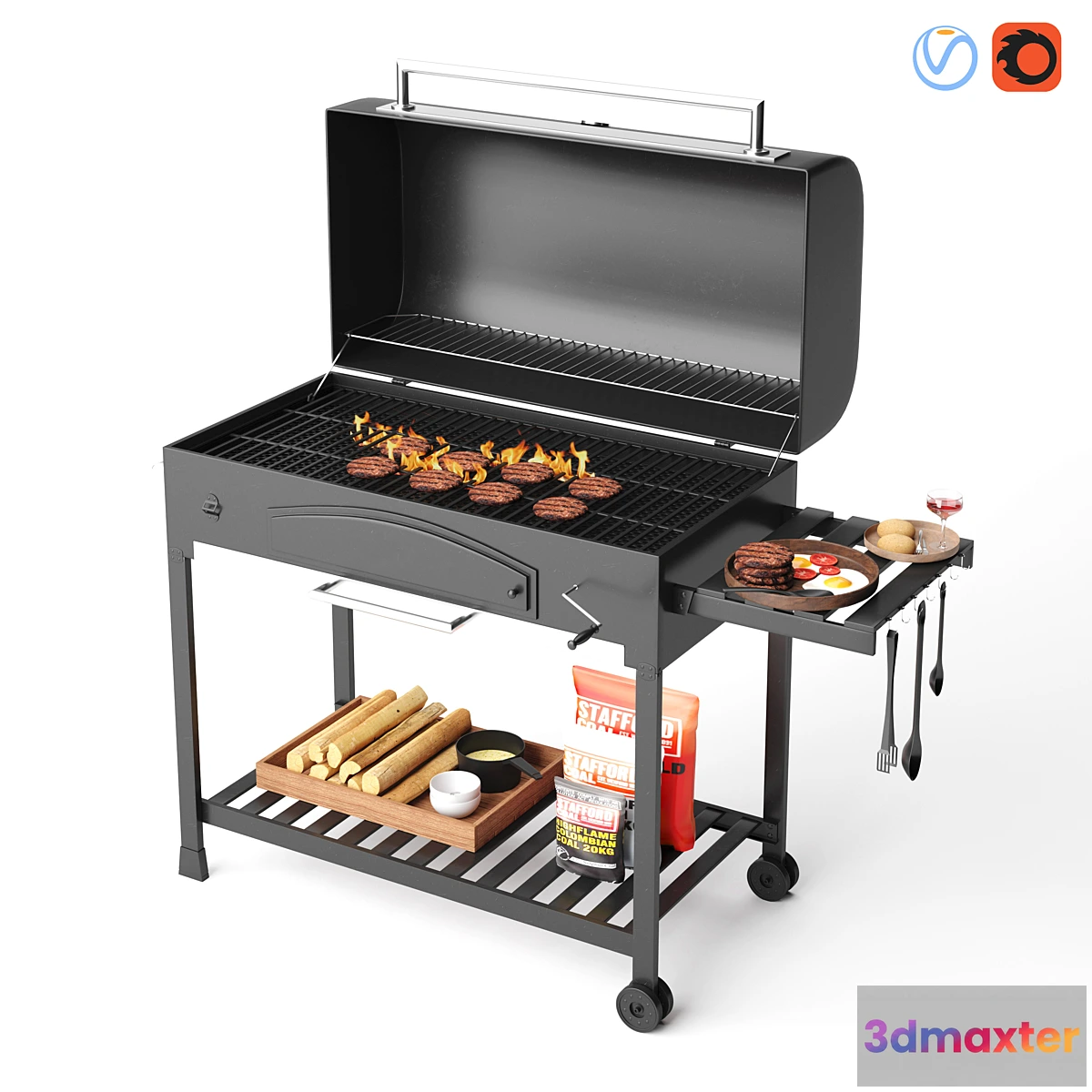 1437386 - Barbecue 06 3D Max