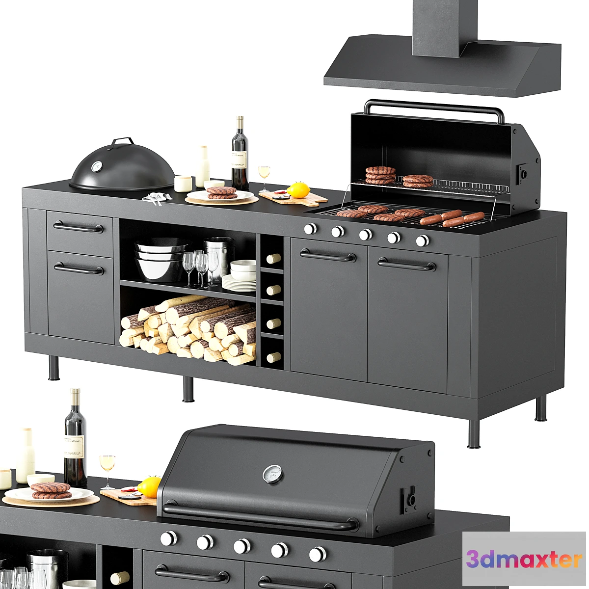 1477794 - Barbecue 55 3D Max