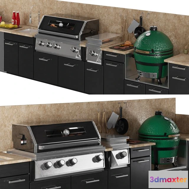 1544867 - TREX outdoor kitchen 3D Max