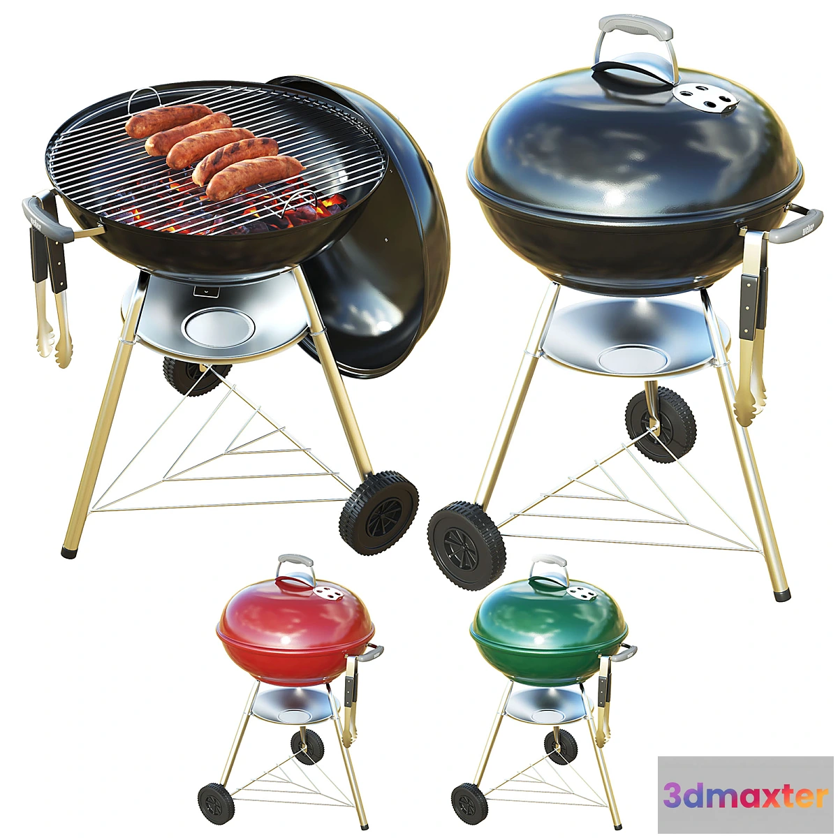 787796 - Portable Kettle BBQ Grill