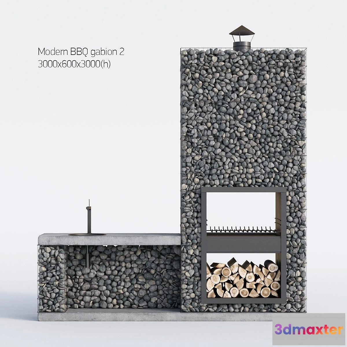 822324 - Modern barbecue from Gabion 2 - No.3