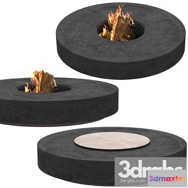 904753 - 035 Travertine BBQ Dark