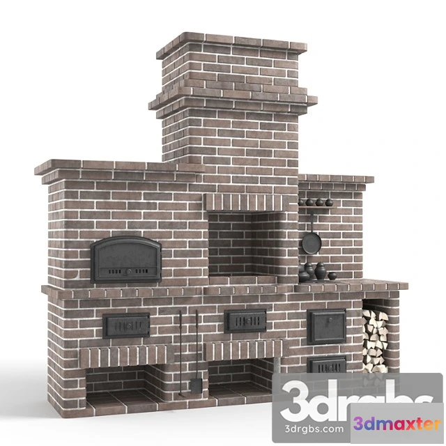 904800 - Barbecue Stove Made Of Bricks