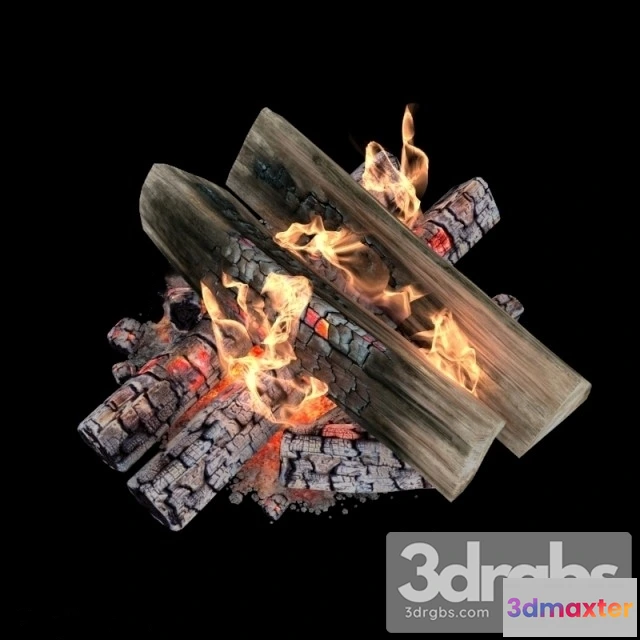 904842 - Fire And Firewood With Animation