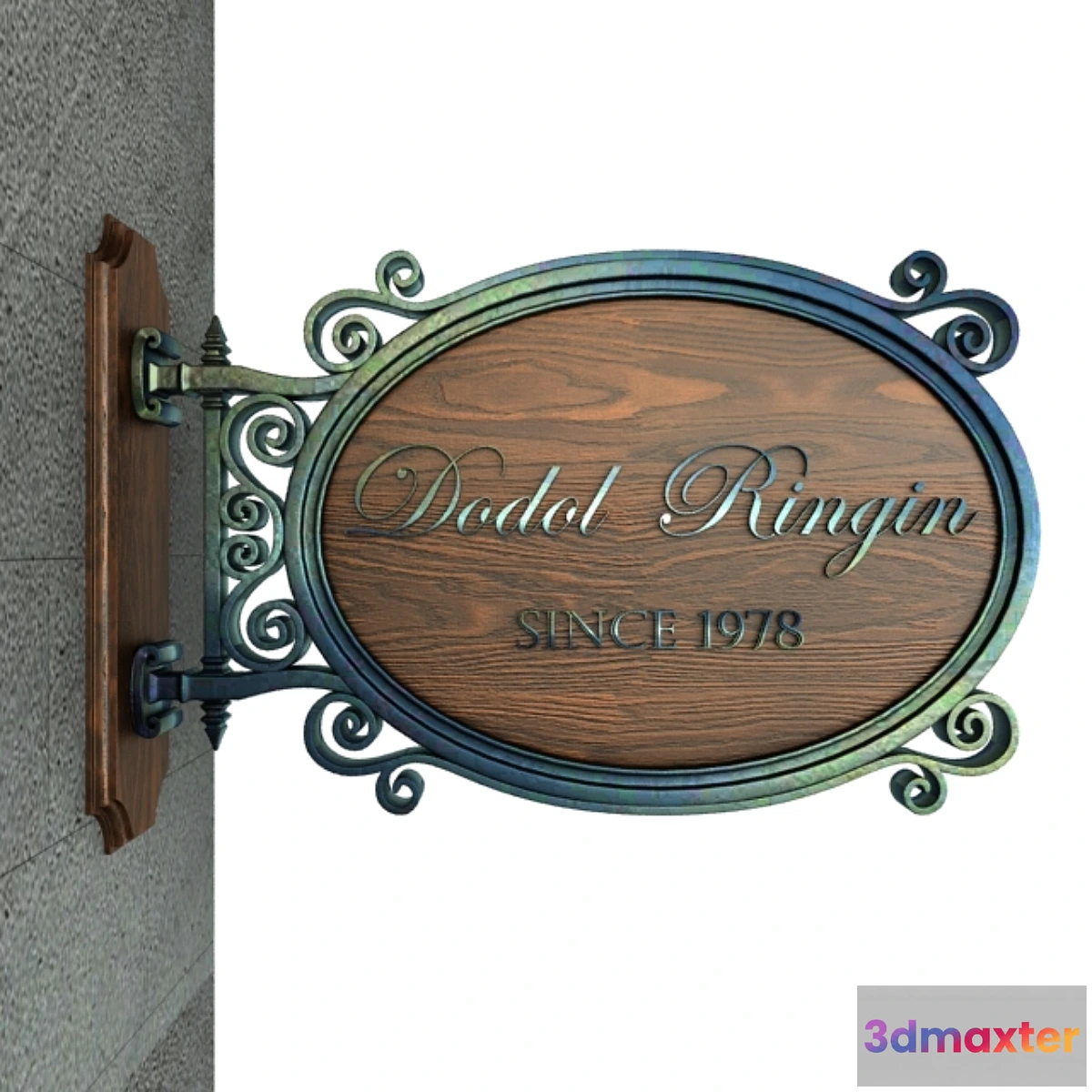 1277072 - 007 Vintage signage 3D Max