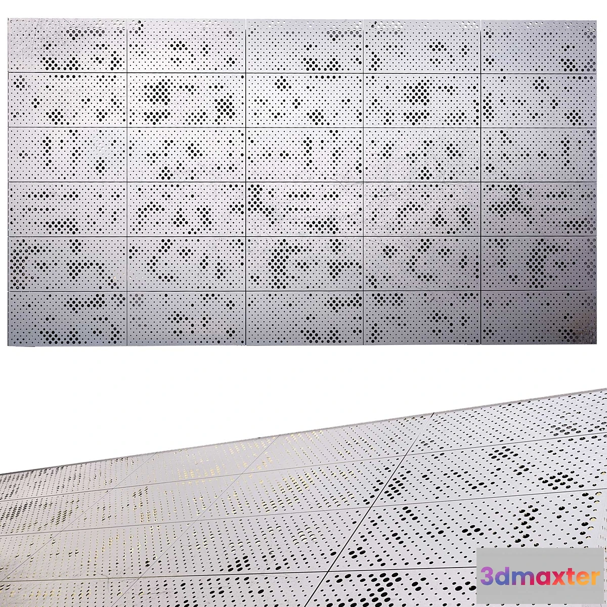 1296415 - perforated metal panel N4 - No.2 3D Max