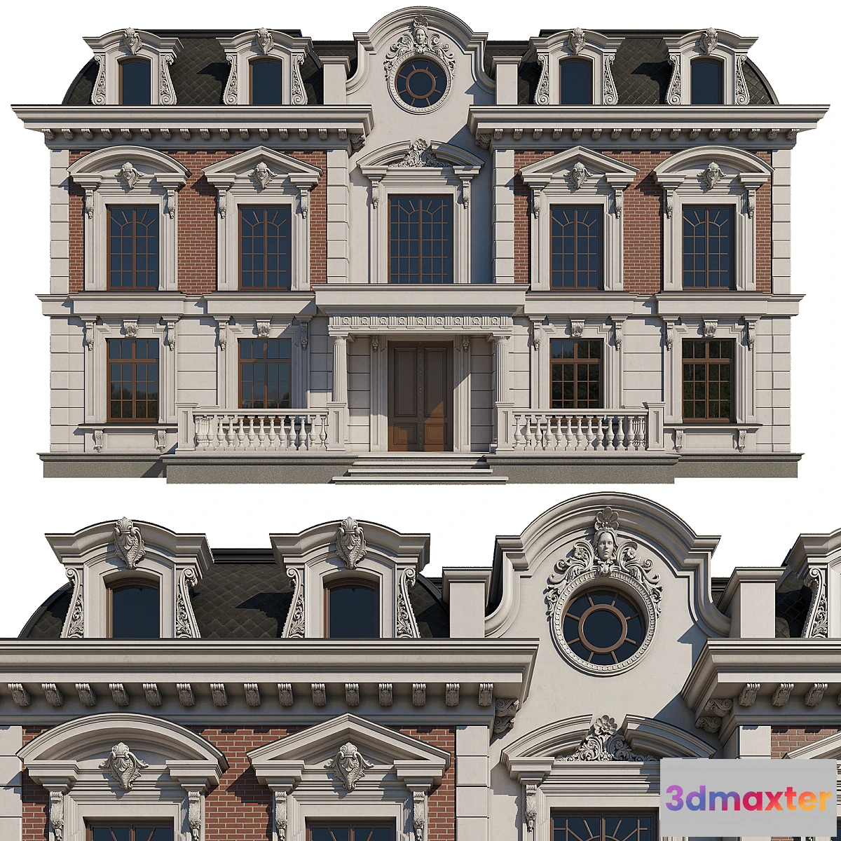 1300398 - House facade - No.2 3D Max