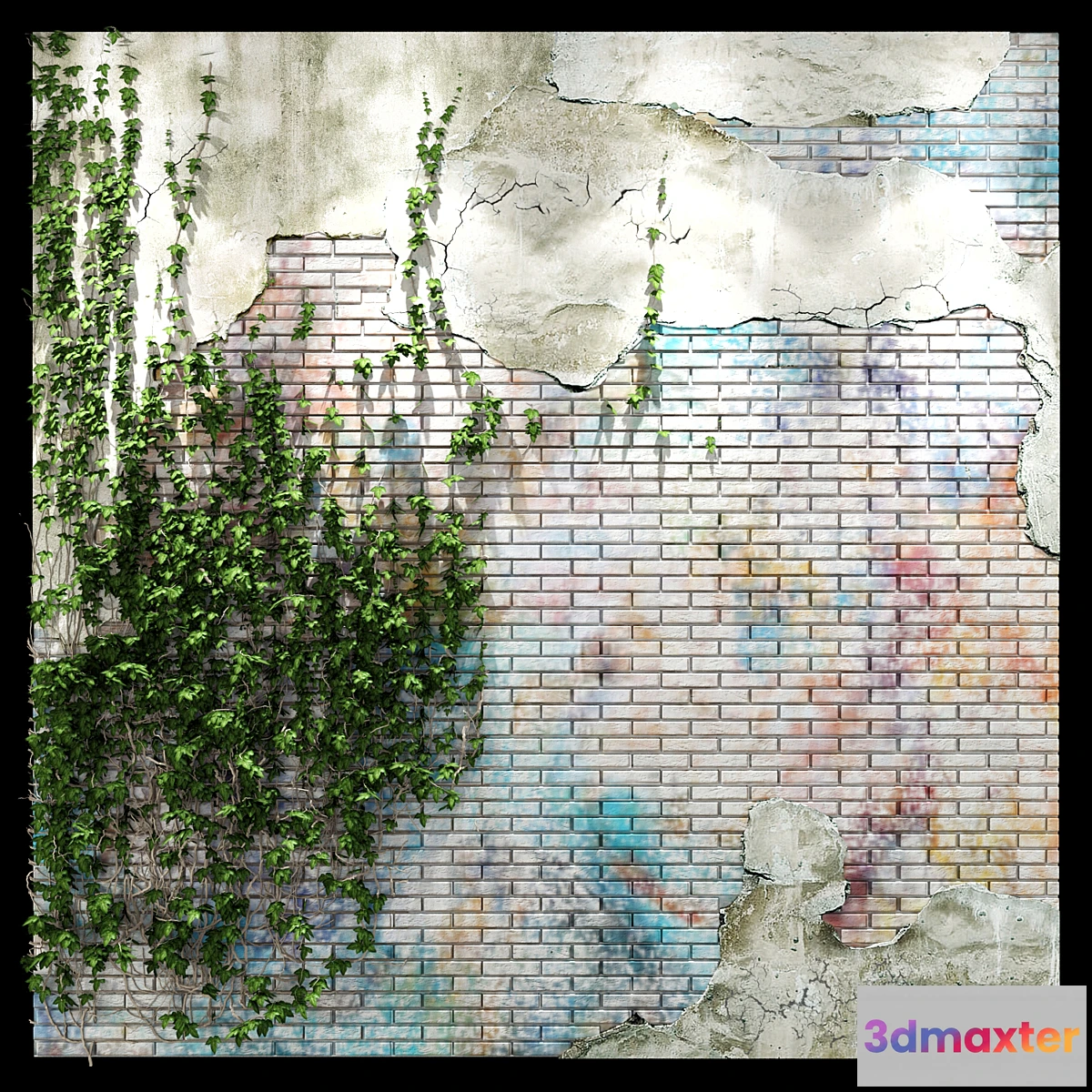 1307502 - Grunge brick wall 3D Max