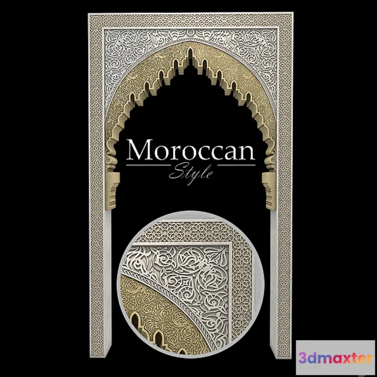 1311267 - Moroccan Arch 3D Max