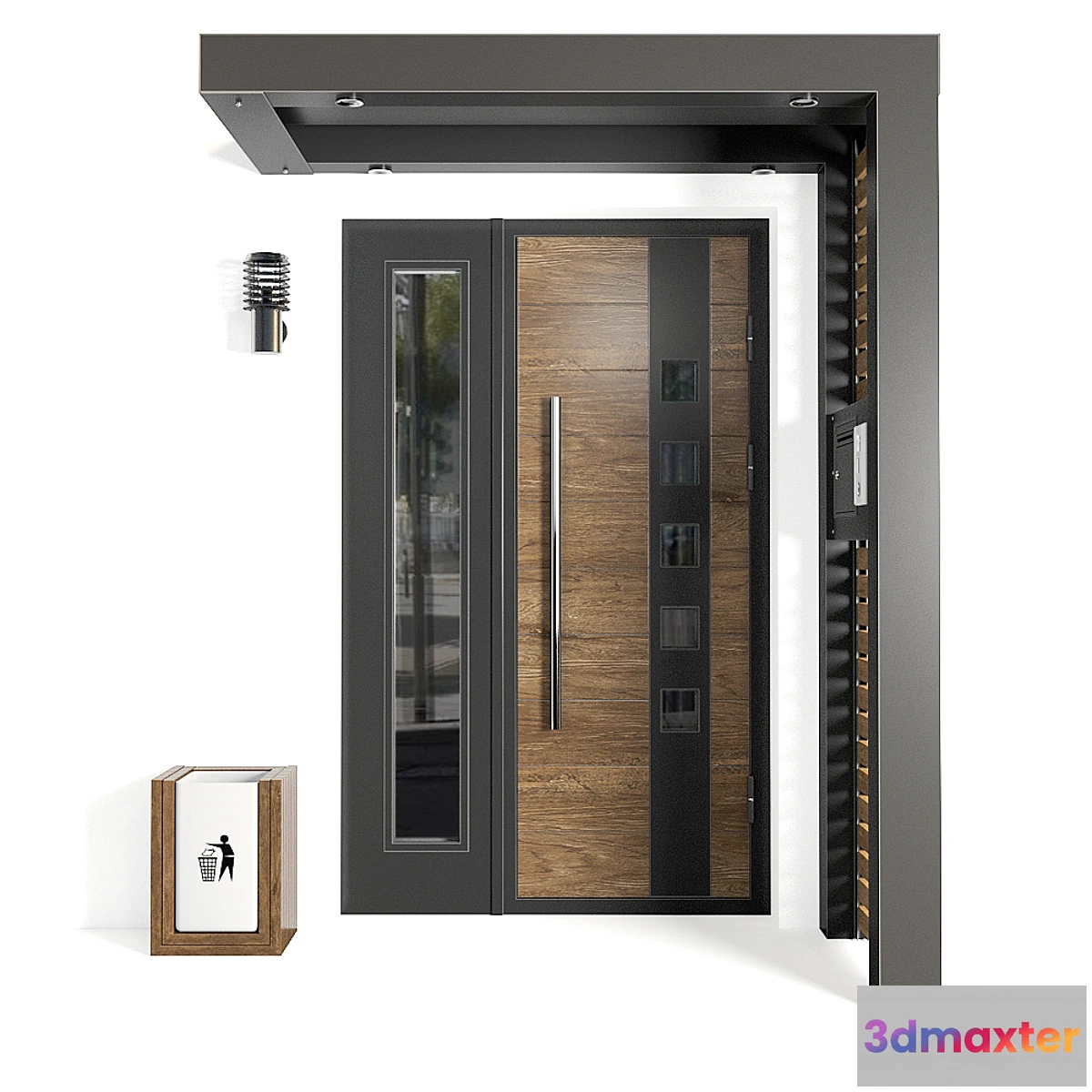 1318737 - Modern entrance 01 3D Max