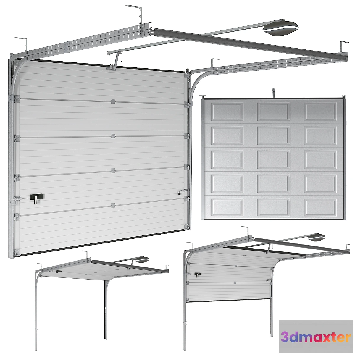 1320129 - Sectional garage doors 3D Max