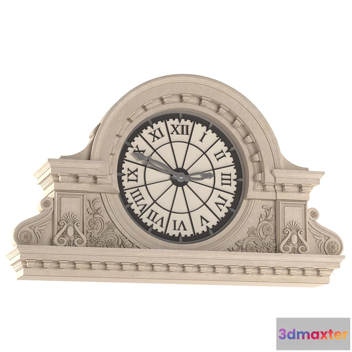1327517 - Front street clock 3D Max