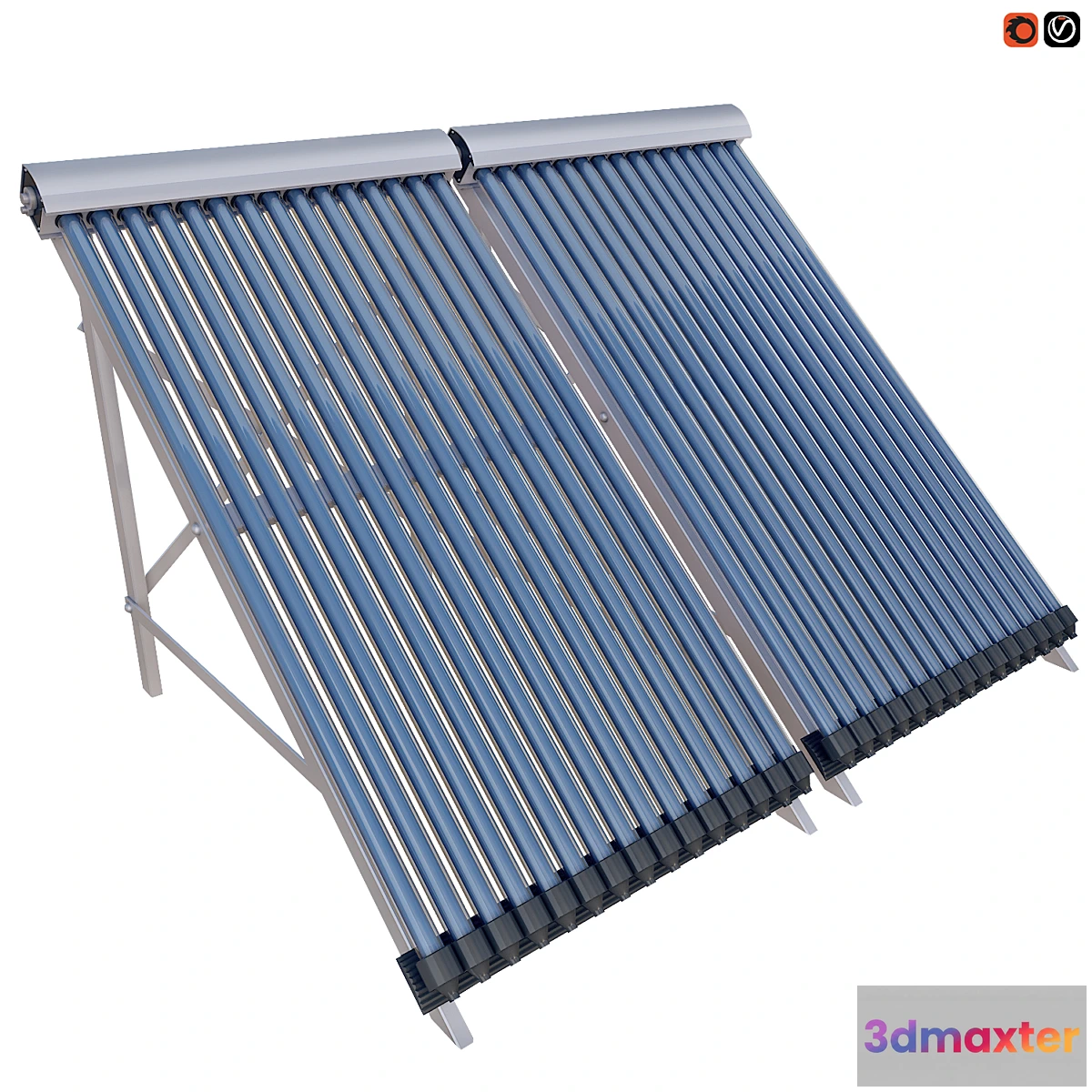 1349026 - Solar Collector Panel SCH-30 3D Max