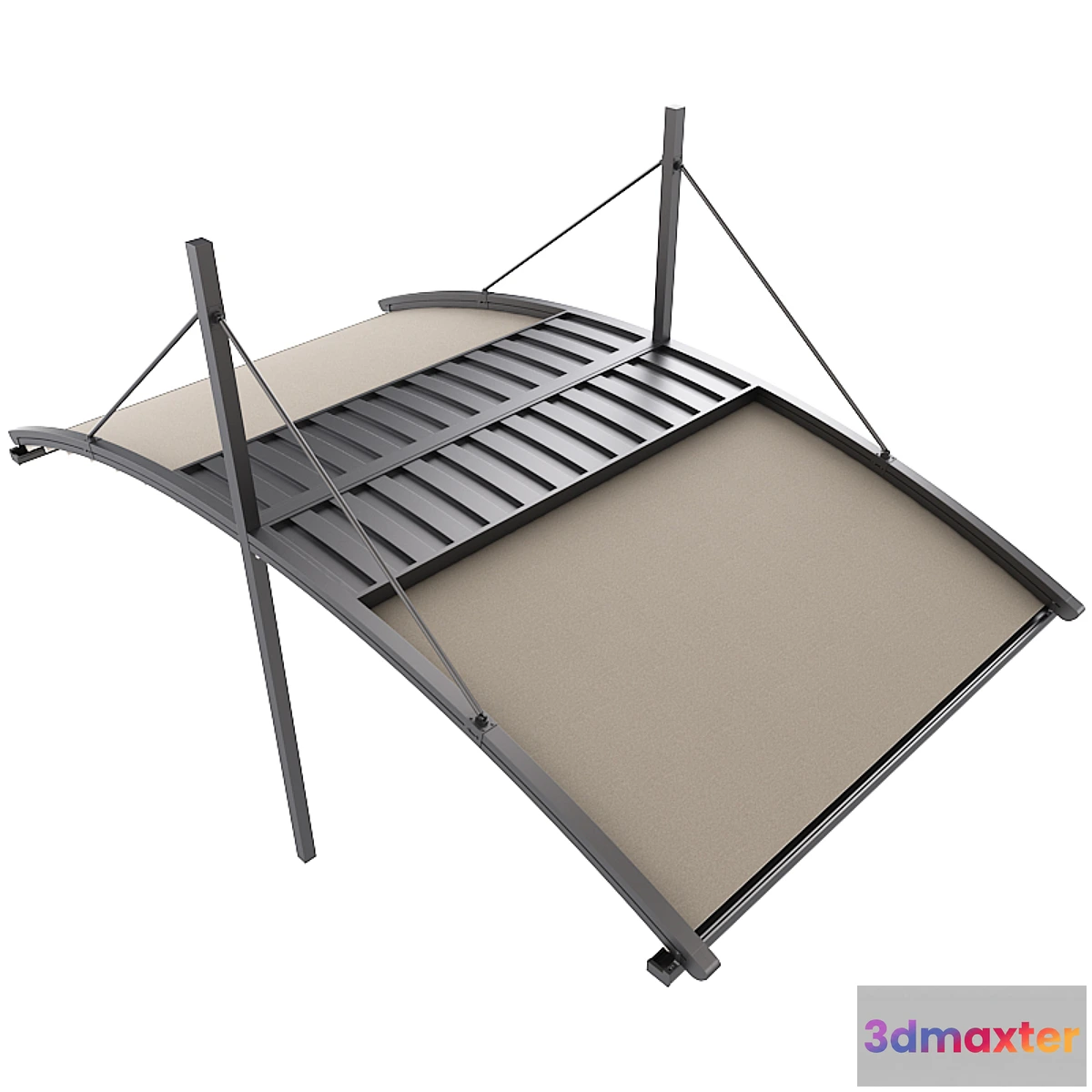 1352273 - Motorized Pergola 6a 3D Max