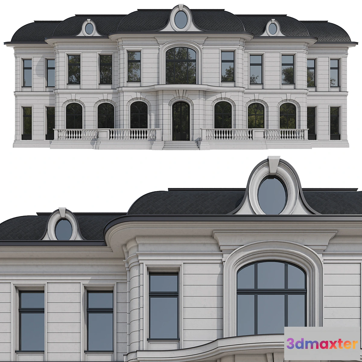 1357899 - Facade of the Ralph Lauren house 3D Max