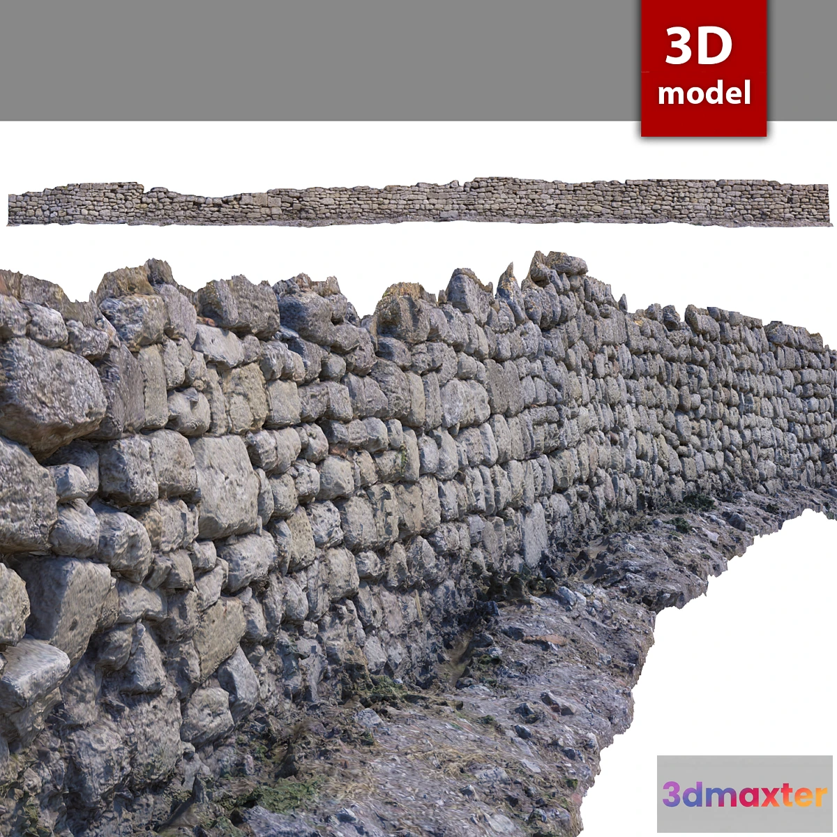 1397984 - 290 Stone Wall 3D Max
