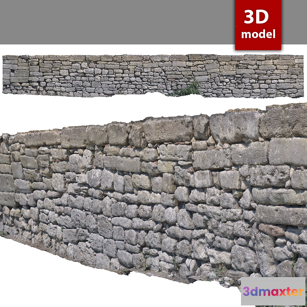 1407266 - 292 Stone Wall 3D Max