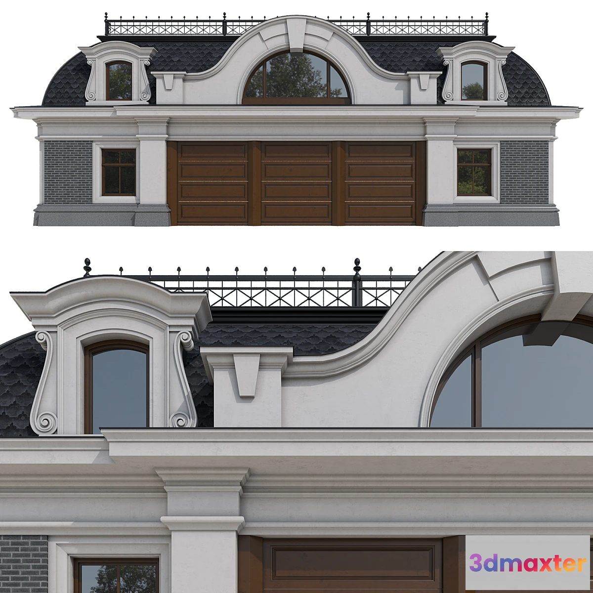 1411968 - Garage facade 3D Max
