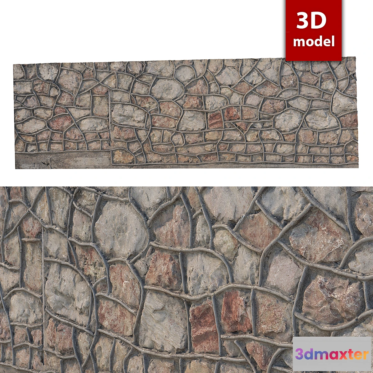 1413834 - 307 Stone Wall 3D Max