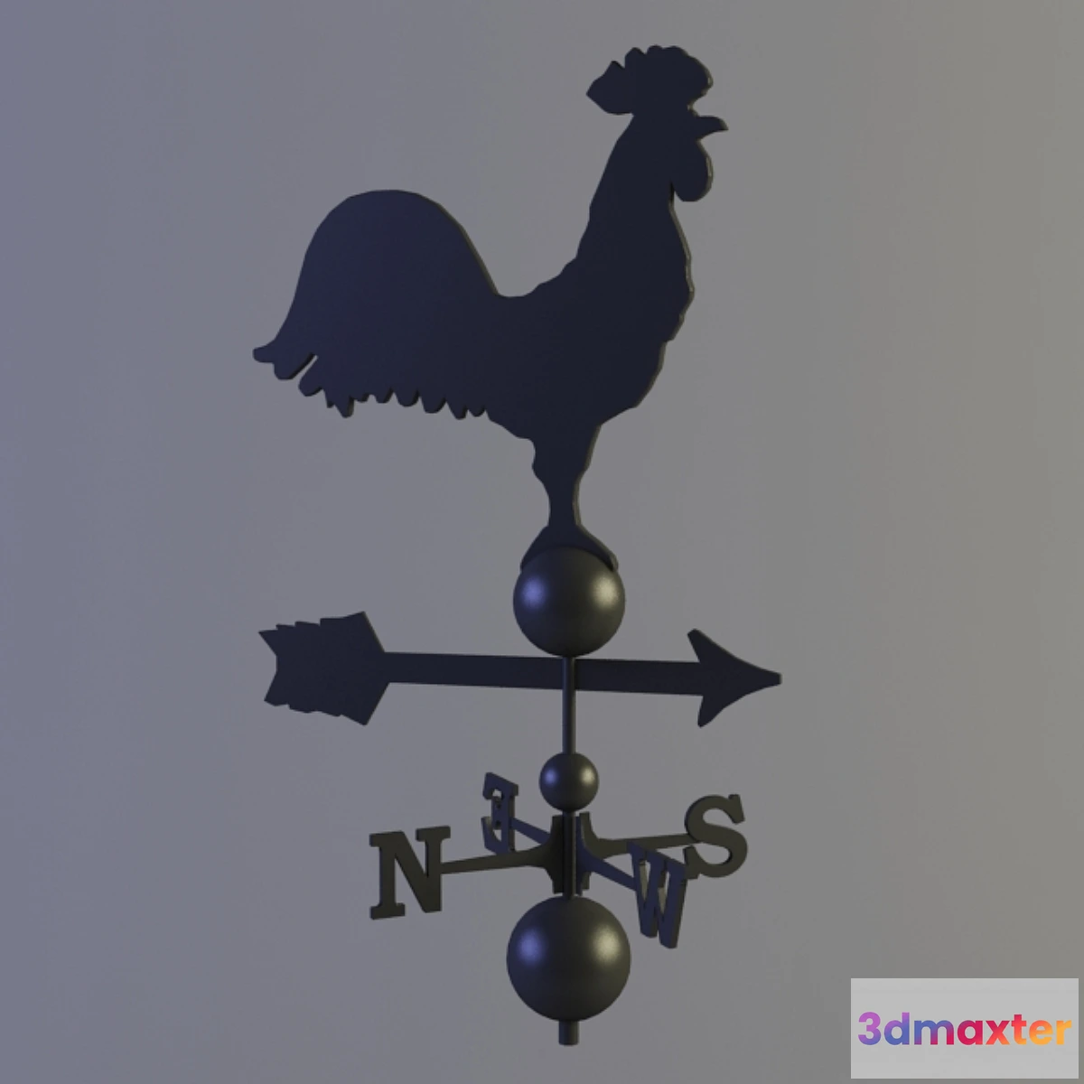 1428598 - Weather Vane 3D Max