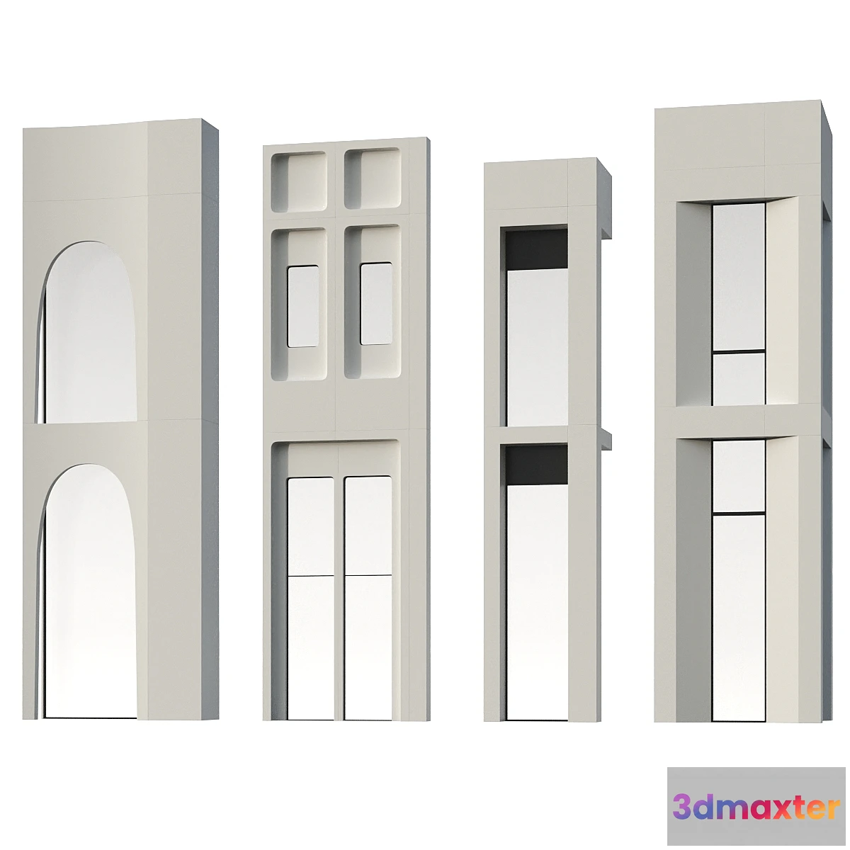 1432542 - Parts of facades 3D Max