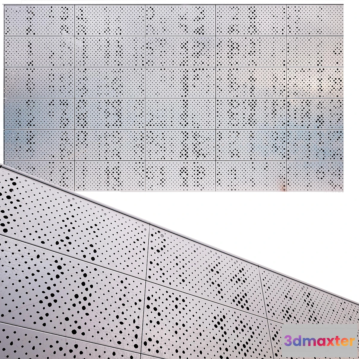 1447908 - perforated metal panel N16 3D Max