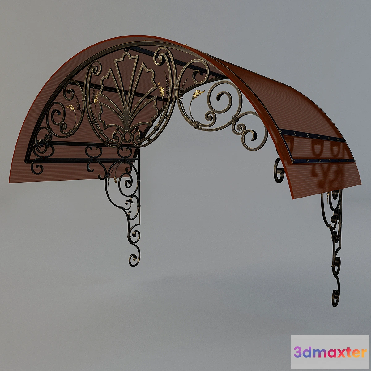 1451038 - Forged semicircular visor 3D Max