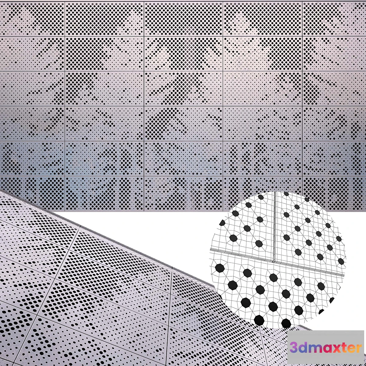 1452222 - perforated panel 28 3D Max