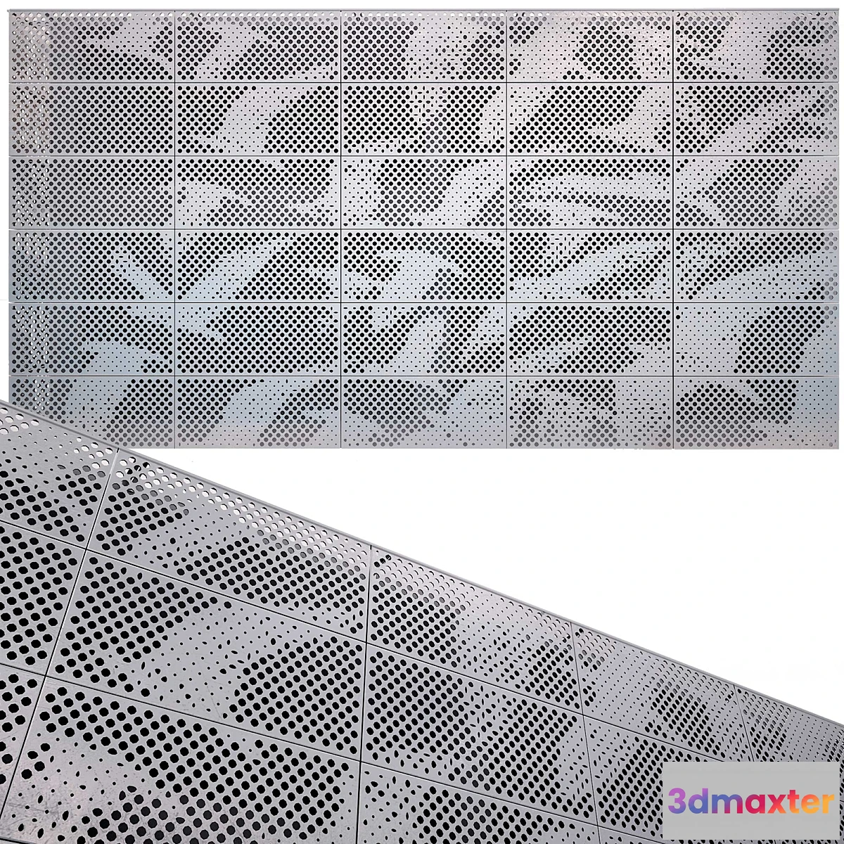 1479068 - perforated metal panel N14 3D Max