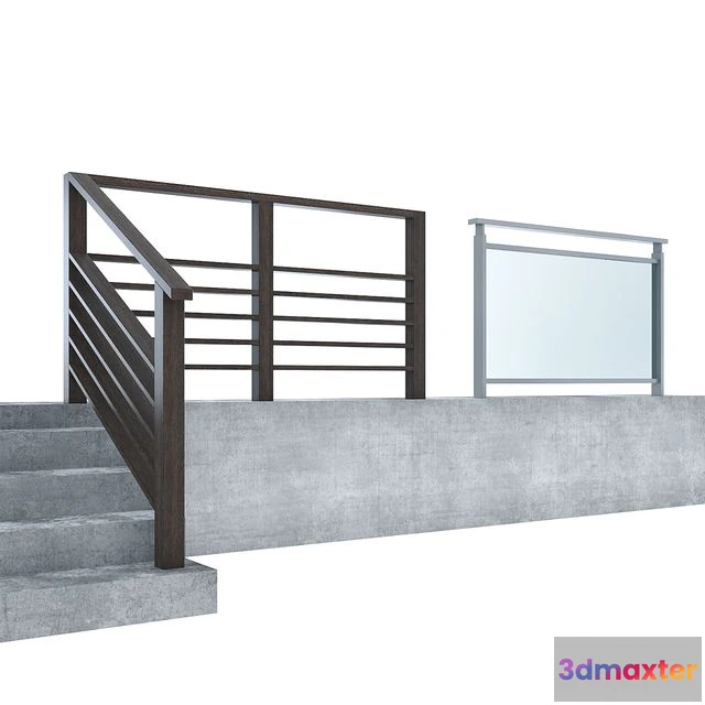 1545884 - Handrail - 2 types 3D Max