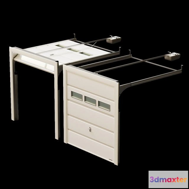 1548113 - Automatic sectional garage doors 3D Max