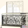 1548985 - Forged fence balkonnoe 3D Max
